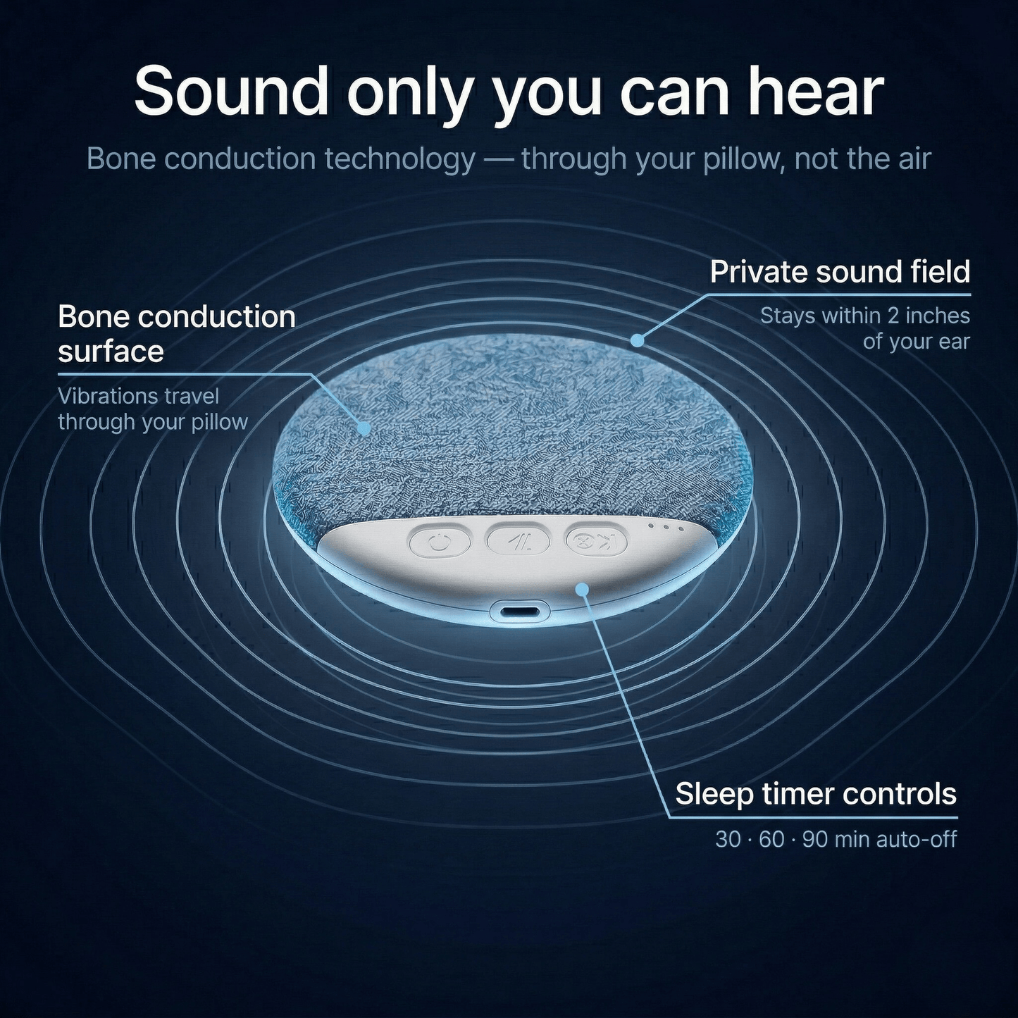 Zyloss™ Pillow Speaker - Zyloss