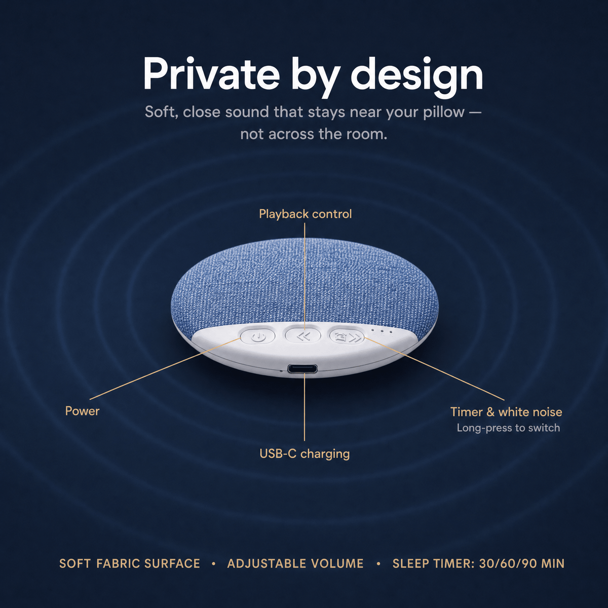 Zyloss™ Pillow Speaker - Zyloss
